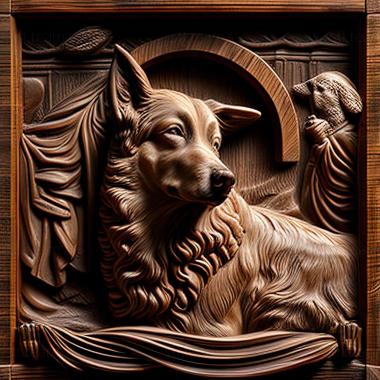 3D model Sharplaninsky Shepherd dog (STL)